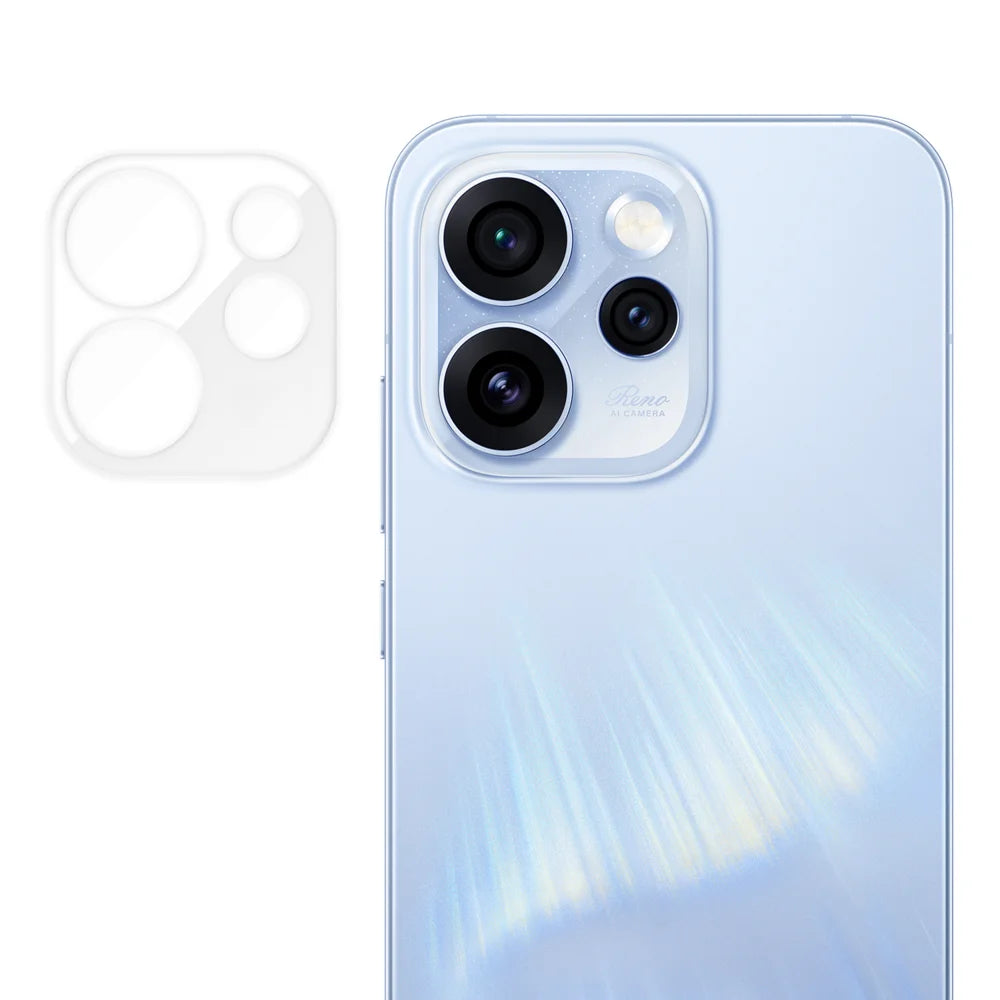 For Oppo Reno15 Pro Max 5G (Global) Full Cover Camera Lens Protector High Definition Anti Fingerprint AR Tempered Glass Lens Film - Transparent - 1