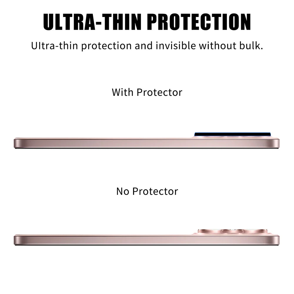 For Realme 15 5G Full Cover Camera Lens Protector High Definition Anti Fingerprint AR Tempered Glass Lens Film - Transparent - 3