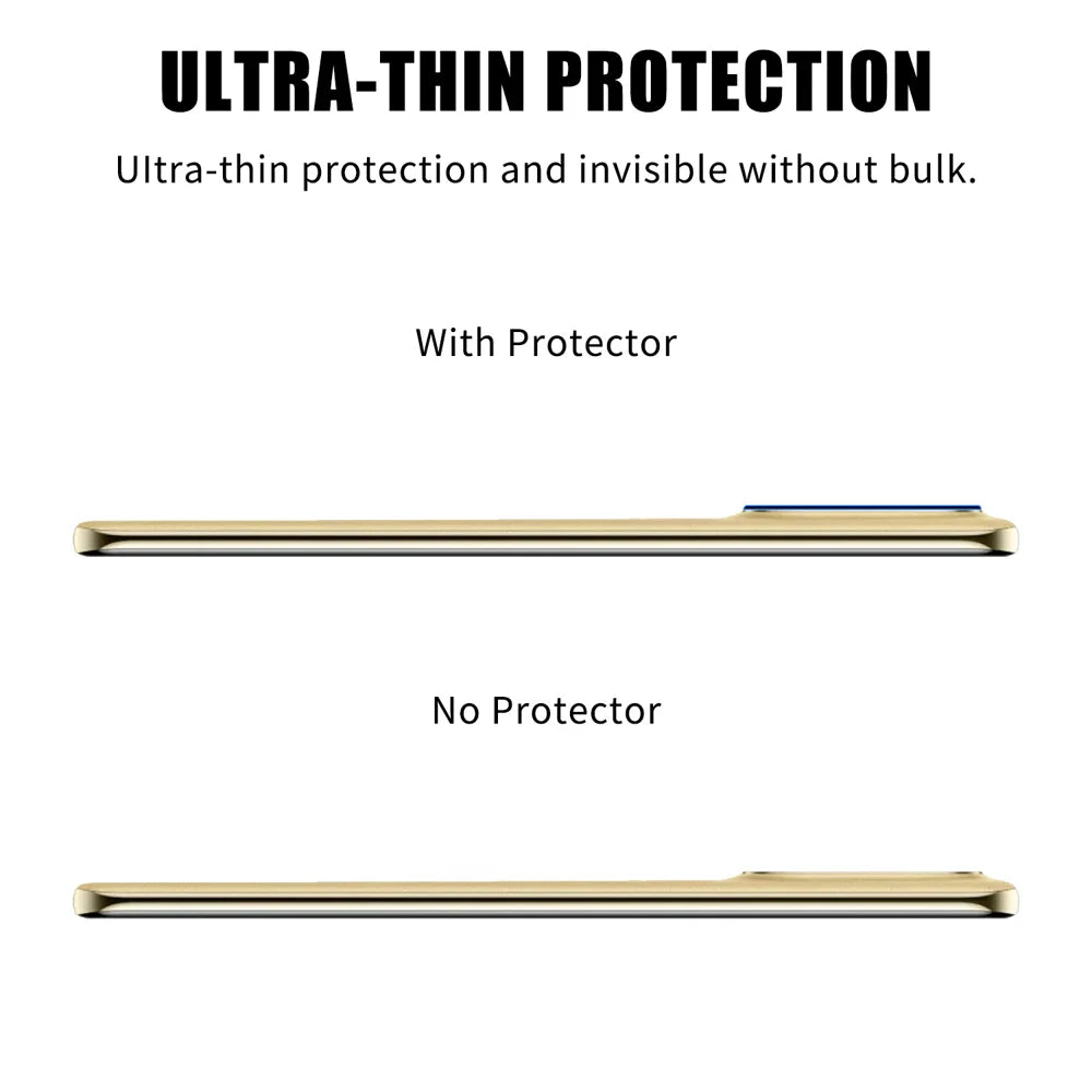 For Realme 16 Pro+ 5G Full Cover Camera Lens Protector High Definition Anti Fingerprint AR Tempered Glass Lens Film - Transparent - 3