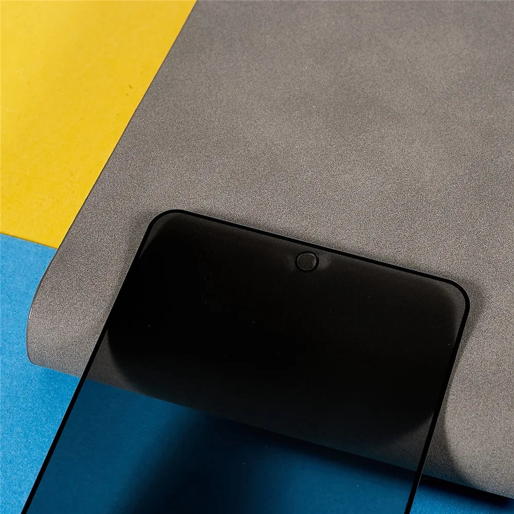 For Oppo Reno15 Pro Max 5G (Global) / Reno15 Pro 5G (China) 180 Degree Anti-Peep Tempered Glass Black Edge Privacy Protection Full Screen Protector, Full Glue - Black - 7