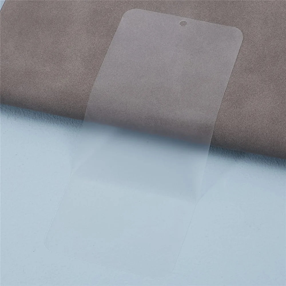 PET Hydrogel Film For Oppo Reno15 5G (Global)  /  Reno15 FS 5G  /  Reno15 F 5G Matte Anti-Fingerprint Outer Screen Protector Full Coverage Full Glue - Transparent - 3