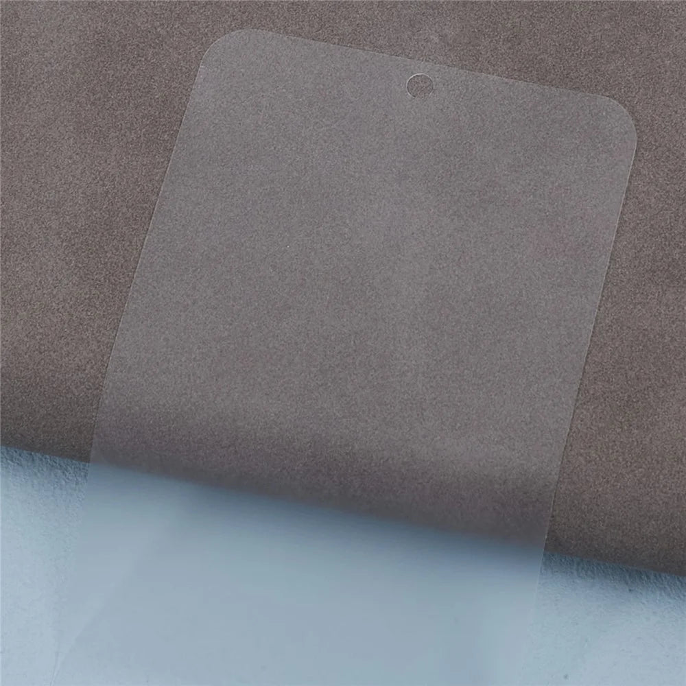 PET Hydrogel Film For Oppo Reno15 5G (Global)  /  Reno15 FS 5G  /  Reno15 F 5G Matte Anti-Fingerprint Outer Screen Protector Full Coverage Full Glue - Transparent - 4