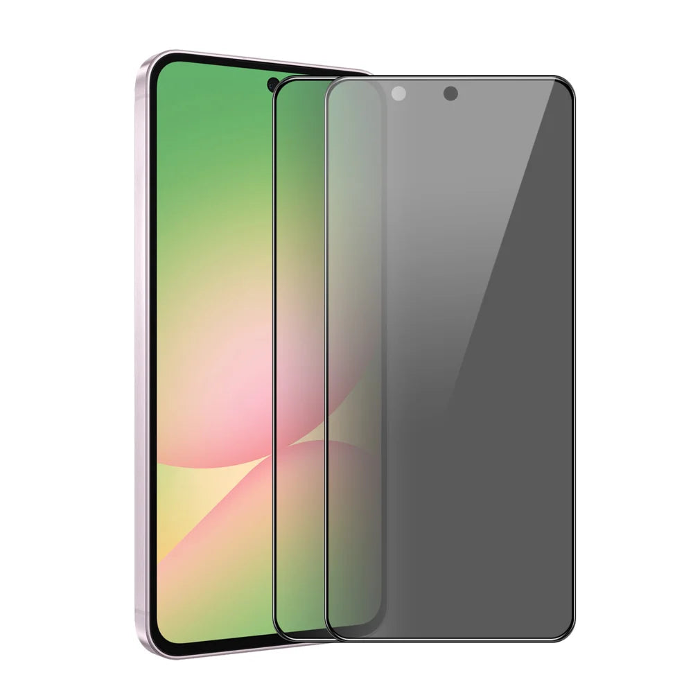 ENKAY HAT PRINCE For Samsung Galaxy A57 5G / Galaxy A37 5G 2Pcs Privacy Screen Protector  Full Glue Full Coverage 28-degree Anti-Spy Tempered Glass - Black - 1