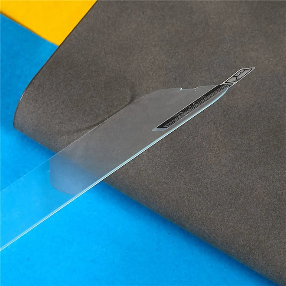 For iPhone 15 Pro Max 2Pcs/Set Screen Protector 2.5D Arc Edge Anti-scratch Tempered Glass Film (NOT Complete Covering) - Transparent - 6