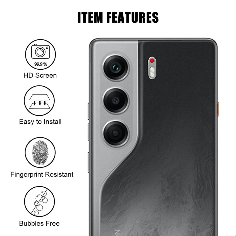 For TECNO Camon 40 Pro 4G / TECNO Camon 40 4G Full Cover Camera Lens Protector High Definition Anti Fingerprint AR Tempered Glass Lens Film - Transparent - 2