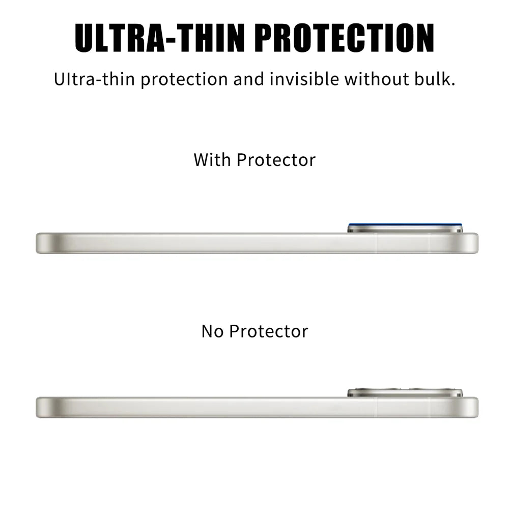 For vivo S50 5G Full Cover Camera Lens Protector High Definition Anti Fingerprint AR Tempered Glass Lens Film - Transparent - 3