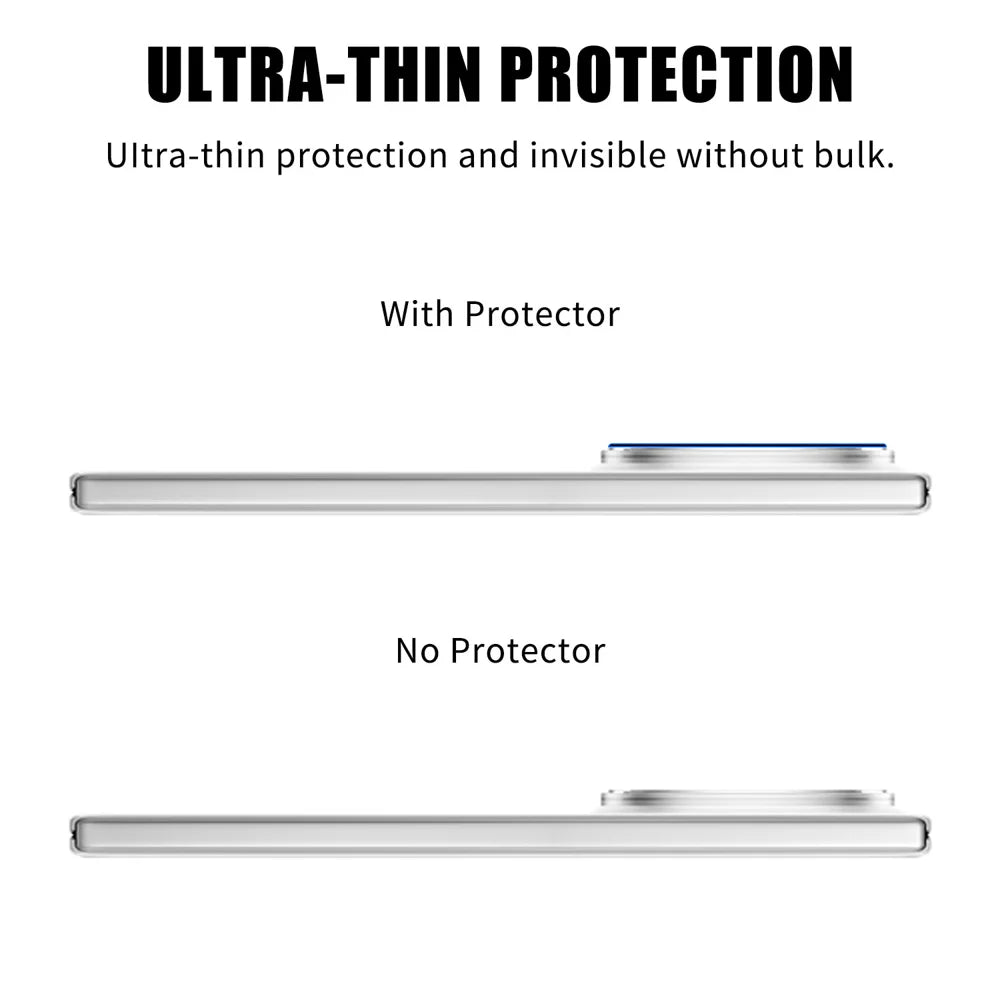 For vivo X Fold5 5G Full Cover Camera Lens Protector High Definition Anti Fingerprint AR Tempered Glass Lens Film - Transparent - 3