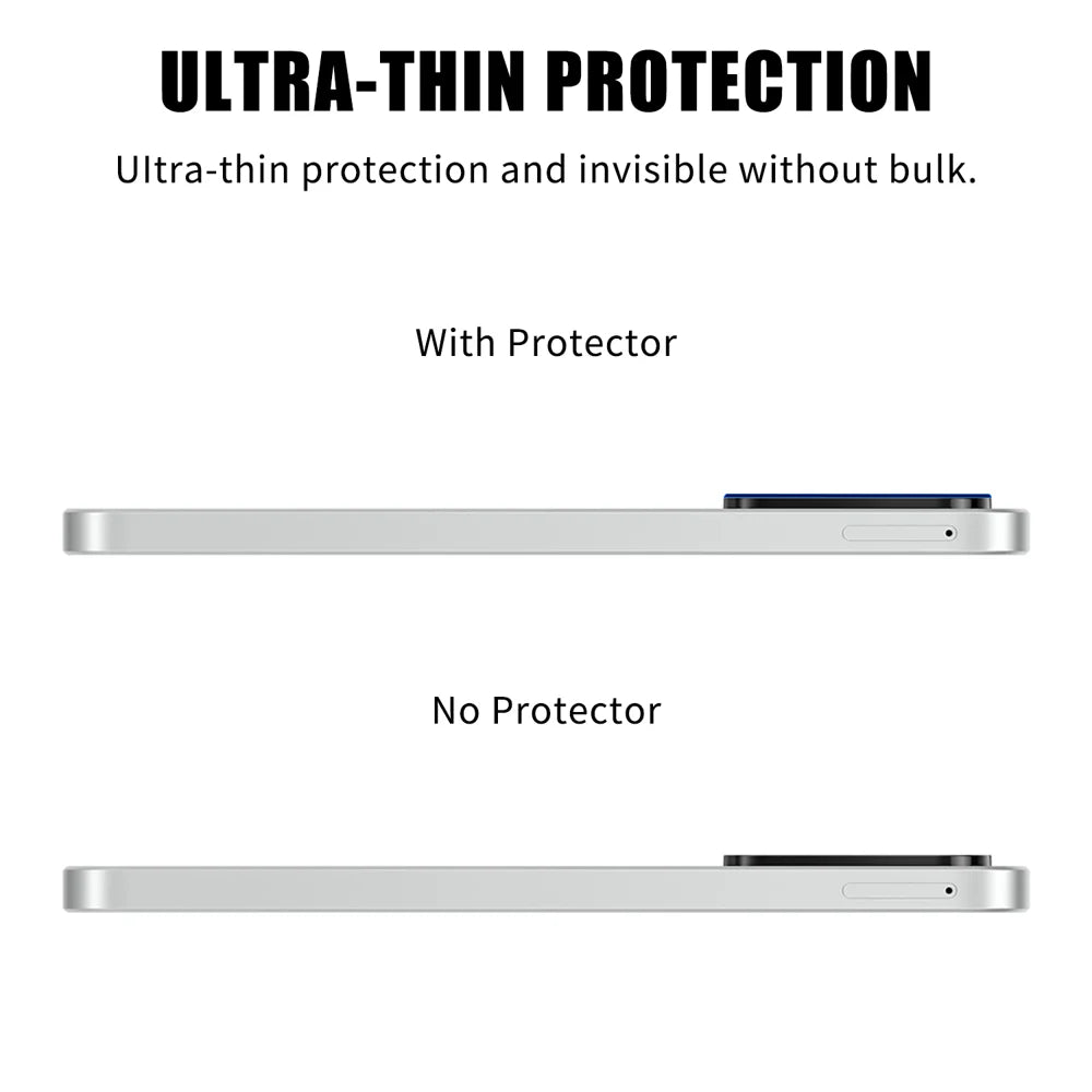 For Samsung Galaxy A26 5G Full Cover Camera Lens Protector Silk Print HD Anti Fingerprint AR Tempered Glass Lens Film - Black - 3
