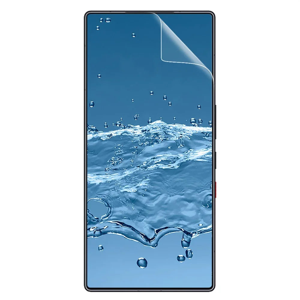 IMAK Hydrogel Film 4th For ZTE nubia RedMagic 11 Air 5G Full Screen Protector Ultra Clear Full Glue Soft TPU Film (Fingerprint Unlock) - Transparent - 4