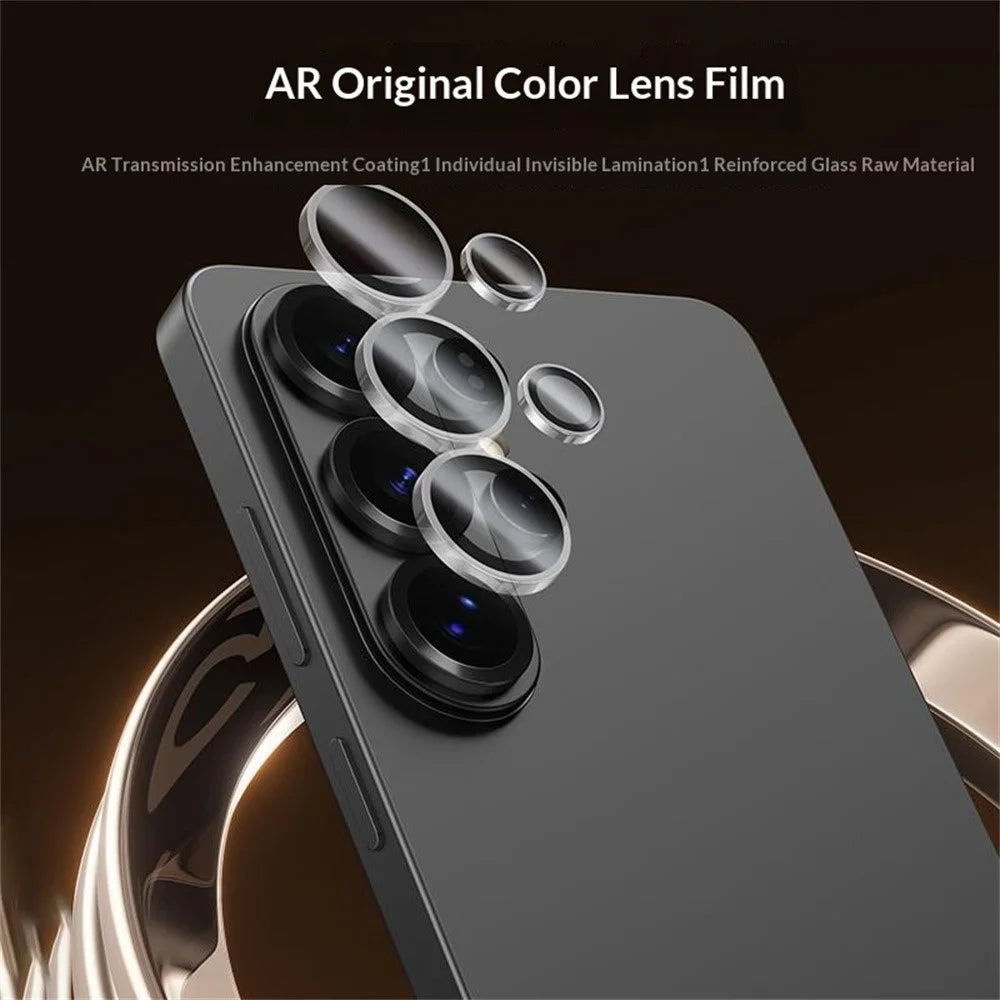 BENKS 1 Set For Samsung Galaxy S26 Ultra Corning Gorilla Glass Full Coverage Camera Lens Protector with Aluminium Alloy Frame - Black - 3