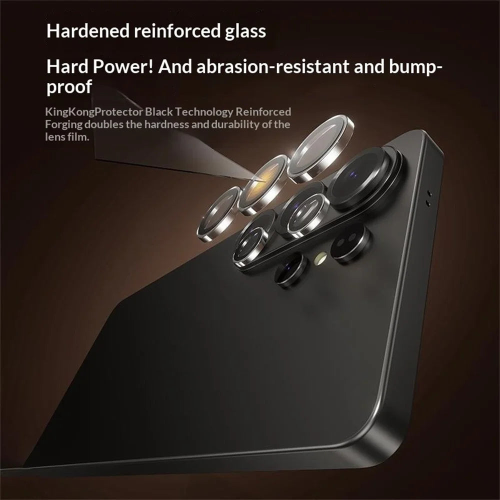 BENKS 1 Set For Samsung Galaxy S26 Ultra Corning Gorilla Glass Full Coverage Camera Lens Protector with Aluminium Alloy Frame - Black - 4