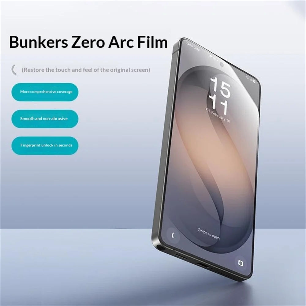 BENKS Zero Arc Series for Samsung Galaxy S26 Ultra Full Screen Protector 0.23mm High Aluminium-silicon Glass Explosion Proof Film - Transparent - 2