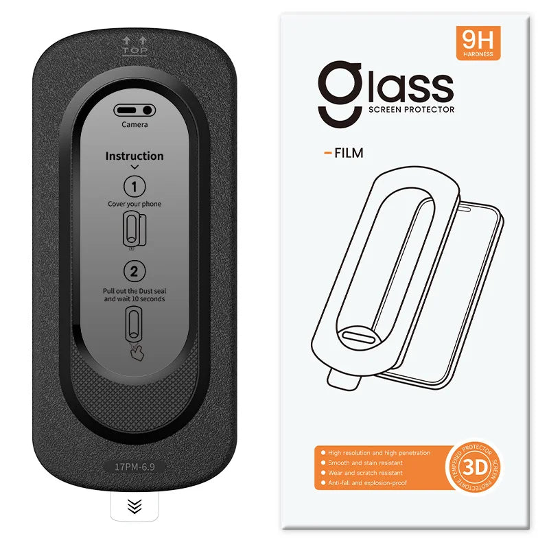 For iPhone Air Anti-Spy Full Screen Protector High Aluminium-silicon Glass Film with Dust Removal Installation Tool - Black - 7