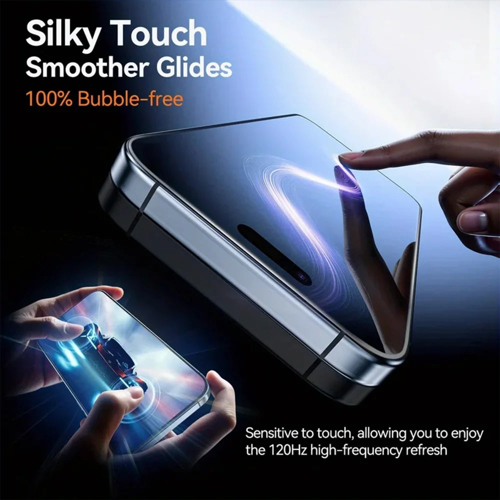 For iPhone 12 Anti-Spy Full Screen Protector High Aluminium-silicon Glass Film with Dust Removal Installation Tool - Black - 5