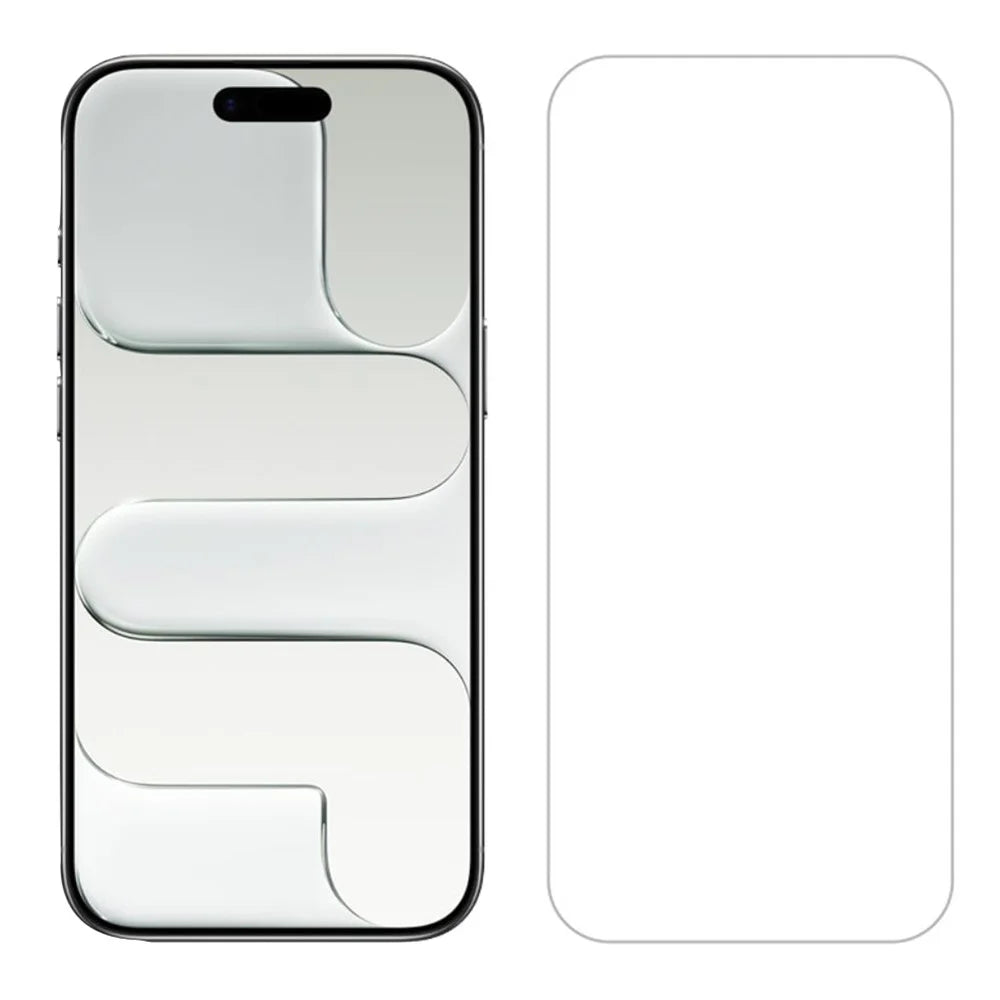 ITIETIE For iPhone Air Silk Printing Tempered Glass 0.25mm High Aluminum Screen Protector, Full Glue, Not Complete Covering - Transparent - 2