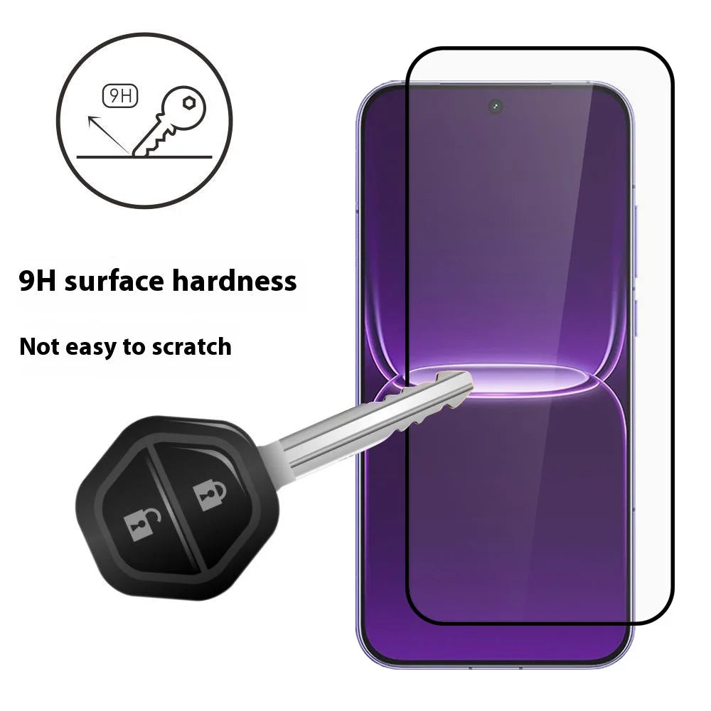 ITIETIE For Realme Neo8 5G Screen Protector 0.25mm Full Glue Full Coverage High Aluminium-Silicon Glass Silk Printing Film - Transparent - 2