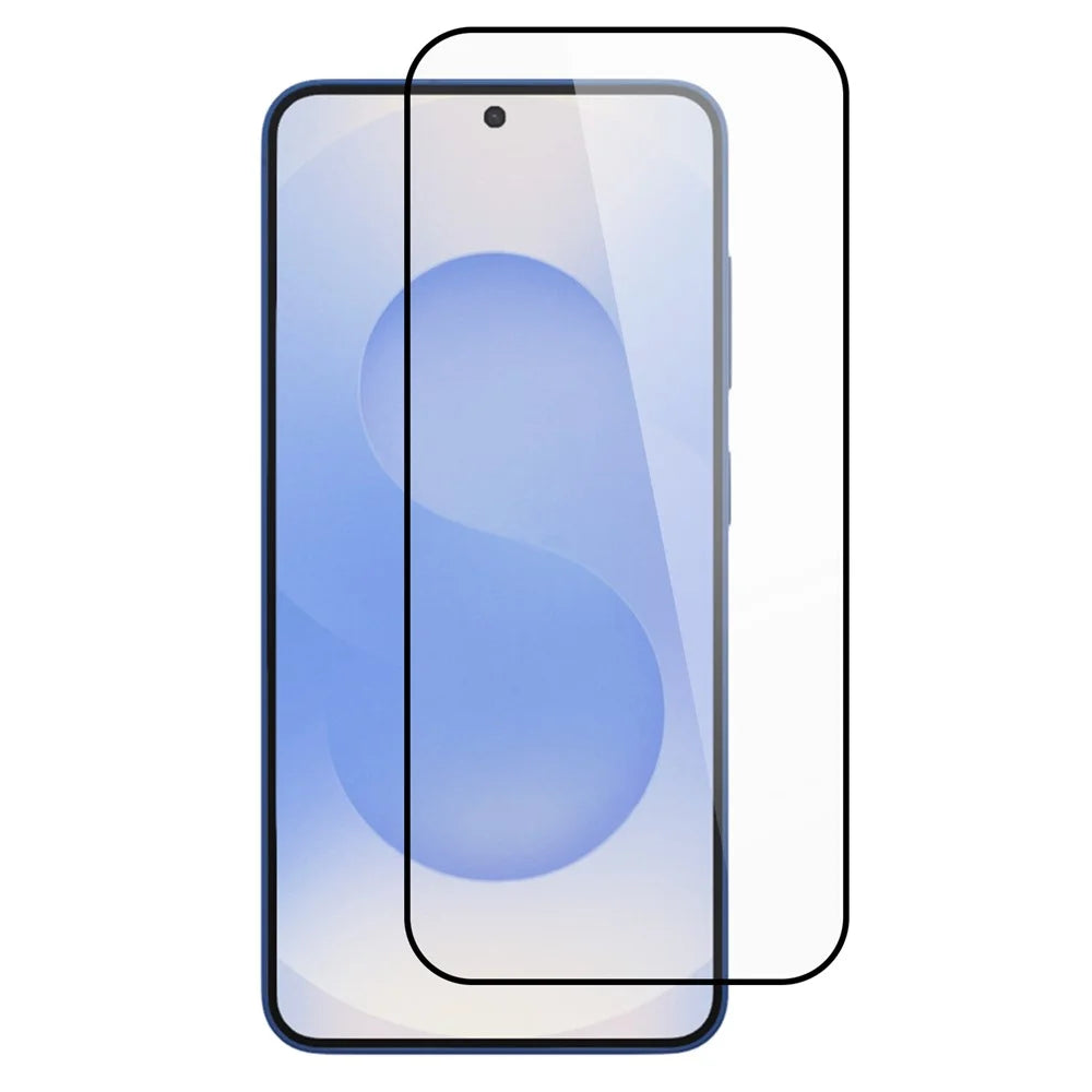 ITIETIE For Samsung Galaxy S26+ Silk Printing Tempered Glass 0.25mm High Aluminum Full Screen Protector, Full Glue - Transparent - 1