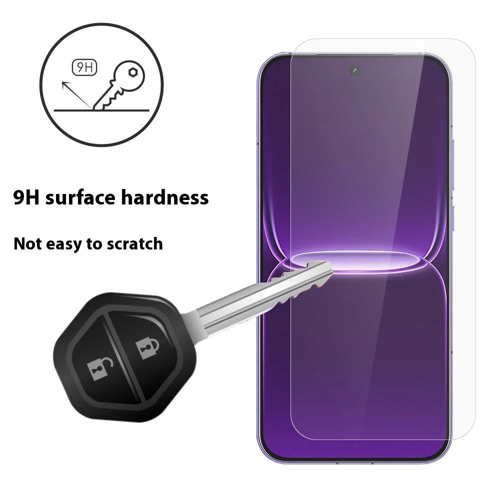 ITIETIE 2Pcs For Realme Neo8 5G Screen Protector 0.25mm Full Glue High Aluminium-Silicon Glass Film (NOT Complete Covering) - Transparent - 3