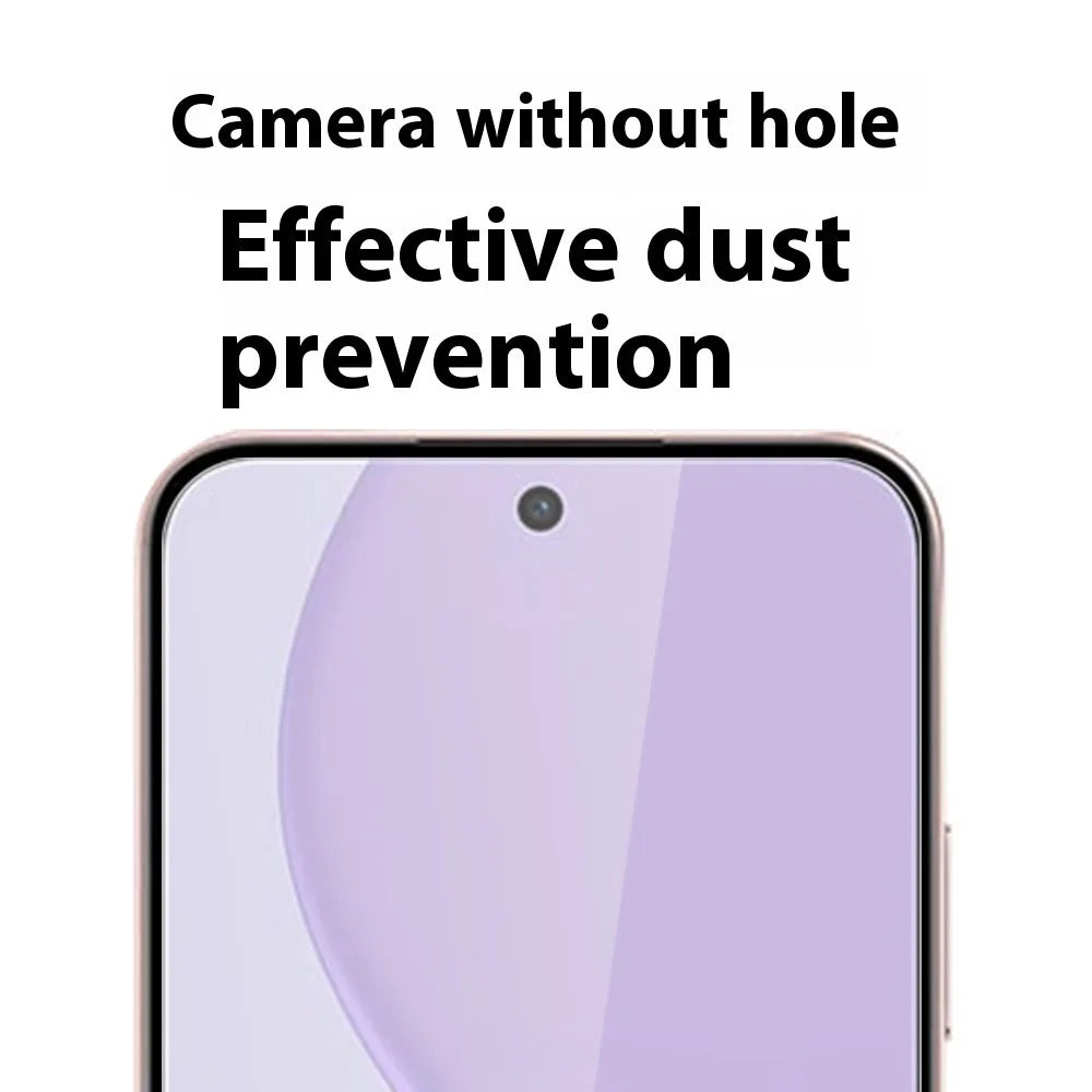 ITIETIE 2PCS For Oppo Reno14 F 5G Silk Printing Tempered Glass 0.25mm High Aluminum Screen Protector, Full Glue, Not Complete Covering - Transparent - 5