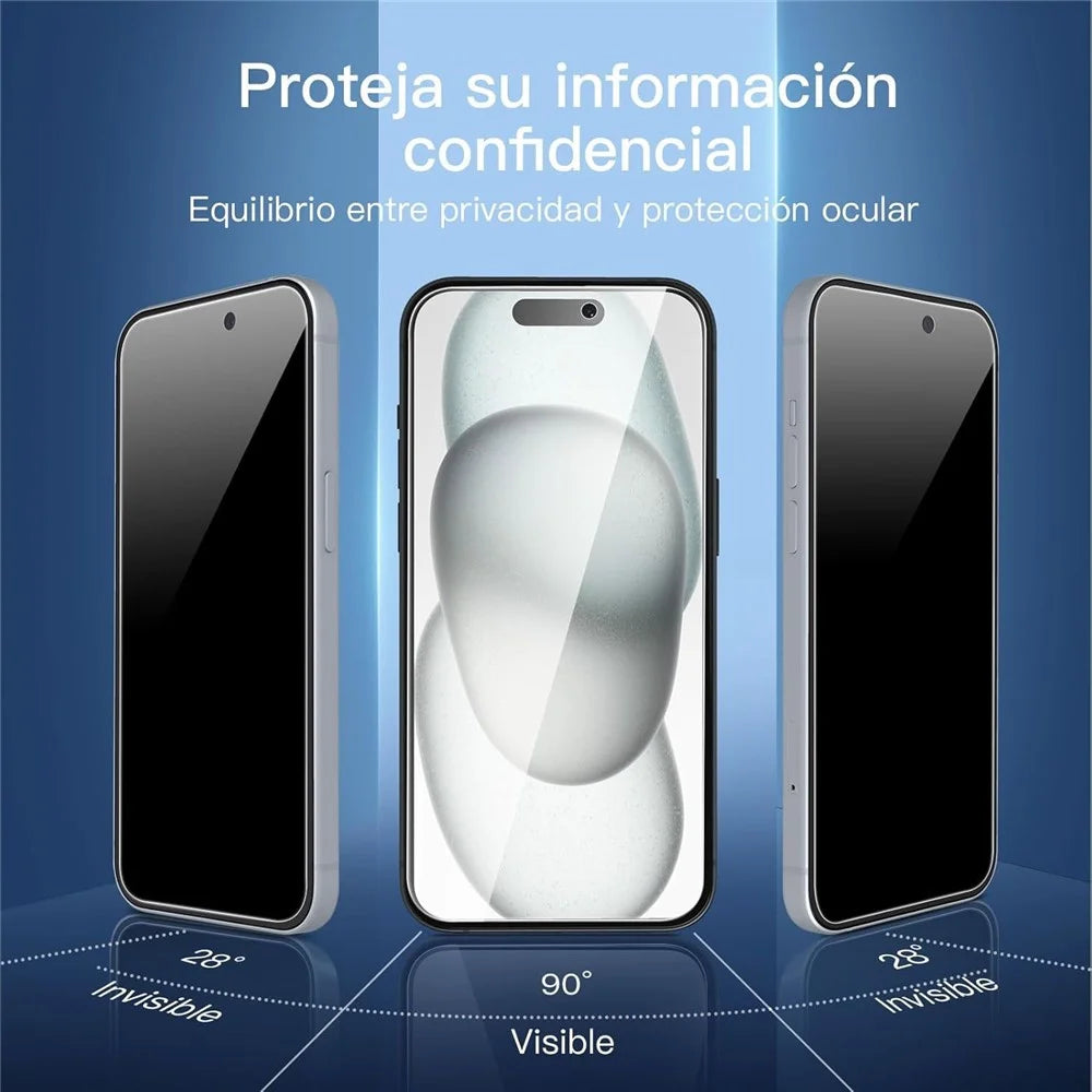 10Pcs for iPhone 17 Pro Max 28 Degree Anti-Spy Full Screen Protector 3D Large Arc Edge High Aluminium-silicon Glass Film - Black - 2