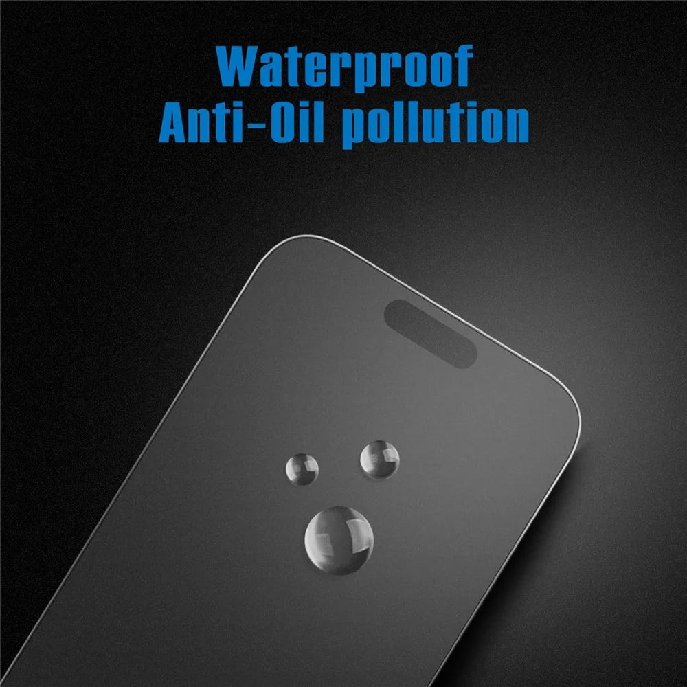 10Pcs for iPhone 17 Pro Max High Definition Matte Full Screen Protector 3D Large Arc Edge High Aluminium-silicon Glass Film - Transparent - 5