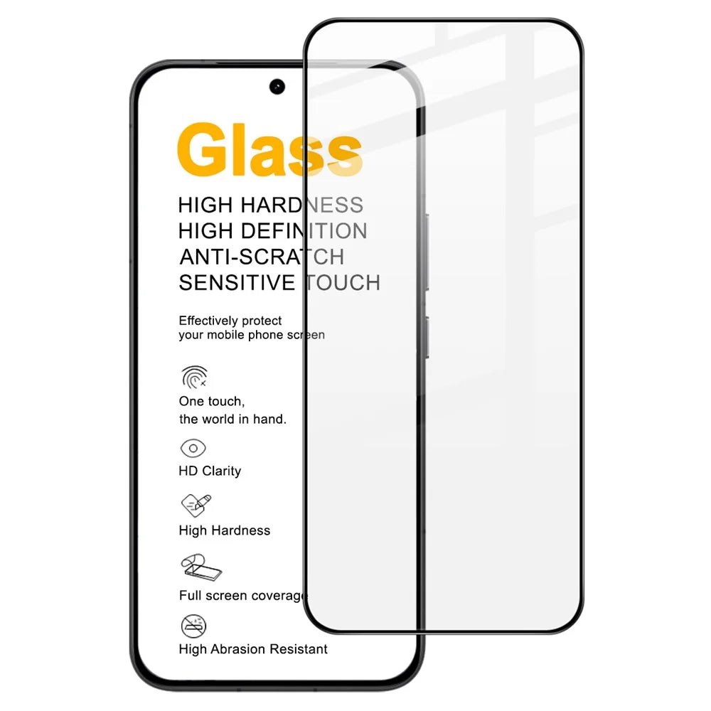 IMAK Pro+ Series For vivo iQOO 15 Ultra 5G Screen Protector Full Coverage Tempered Glass Film (Fingerprint Unlock) - Transparent - 1