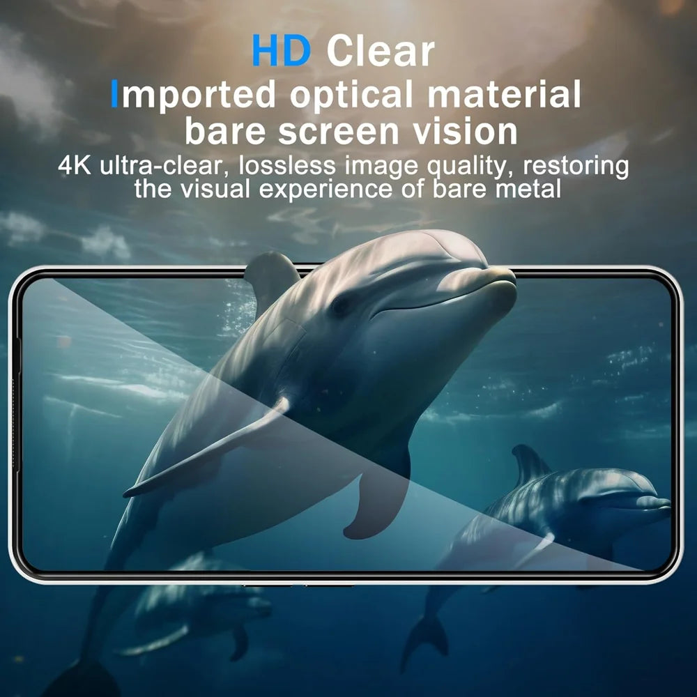 For Nothing Phone (2a) Plus HD Full Screen Protector Silk Printing Black Edge High Aluminium-silicon Glass Film - As Shown - 4