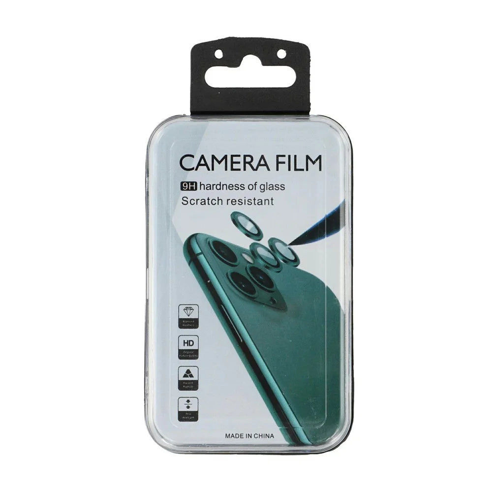 For iPhone Air Camera Lens Protector Rhinestone Ring Tempered Glass Lens Film (NOT Complete Covering) - Black - 7