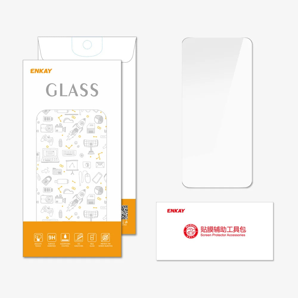 ENKAY HAT PRINCE For Nothing Phone (4a) Pro / Nothing Phone (4a)   Screen Protector 9H Full Glue High Aluminum-Silicon Glass Film (NOT Complete Covering) - Transparent - 6