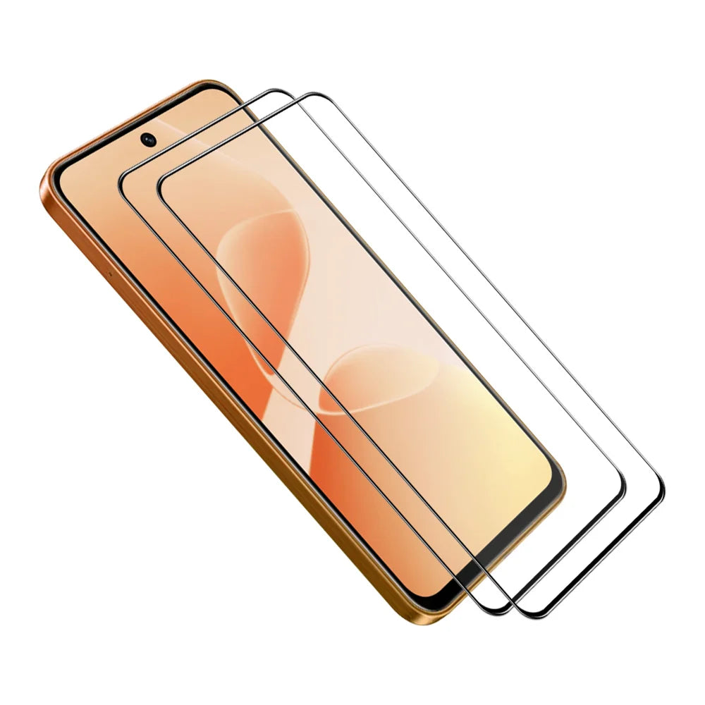 ENKAY HAT PRINCE For Infinix Note 60 5G   2Pcs Screen Protector 9H Silk Printing 0.26mm Full Glue Full Coverage Tempered Glass Film - Transparent - 1