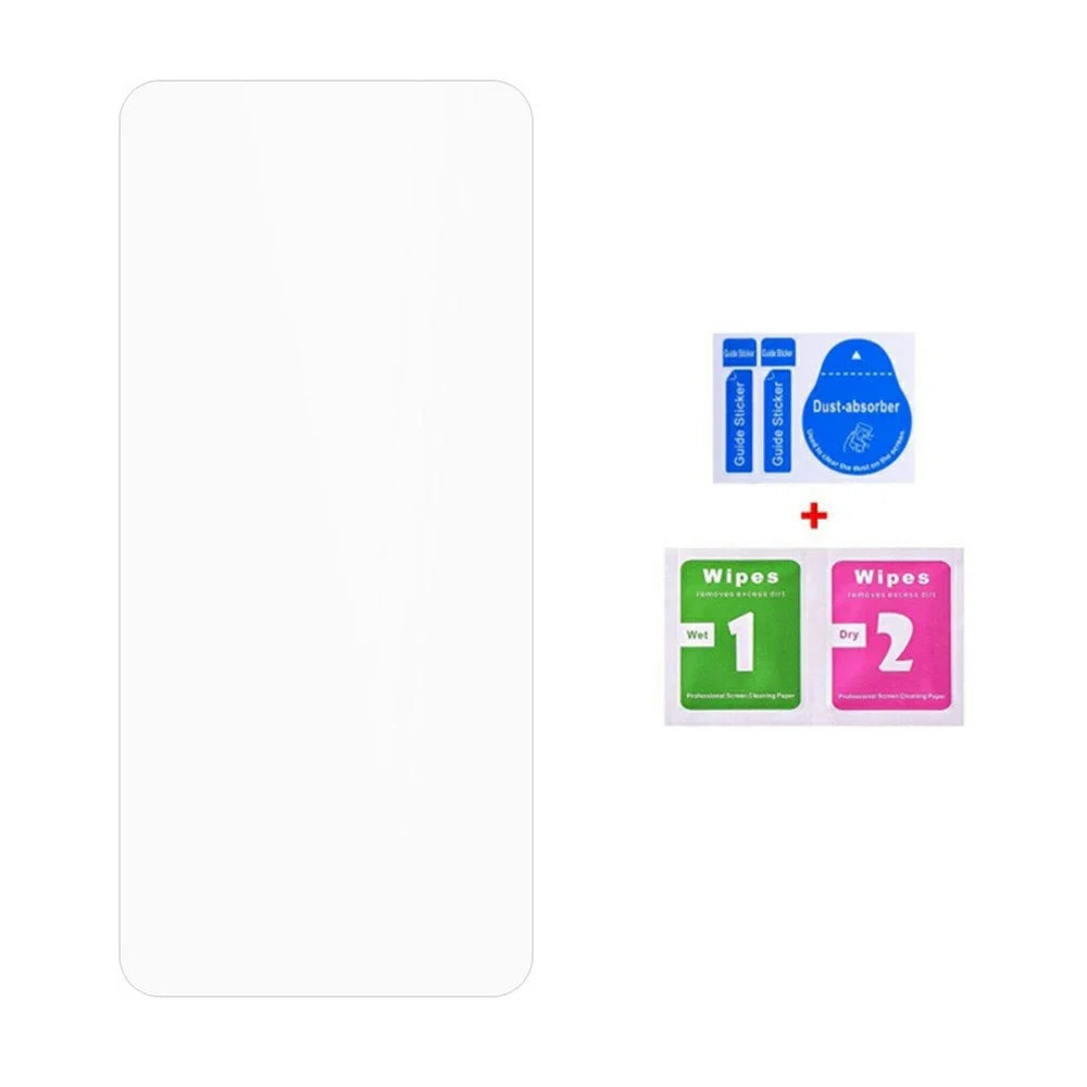 25Pcs For Honor X8d 4G Screen Protector Full Glue Tempered Glass High Definition Film (NOT Complete Covering) (No Package, with Wipes Set, Dust-absorber, Guide Sticker) - Transparent - 2