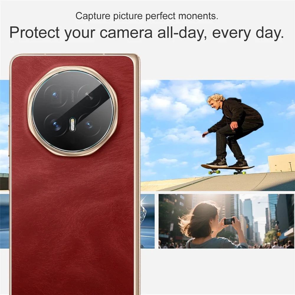 IMAK For Honor Magic V6 5G Camera Lens Protector Slim Tempered Glass Full Coverage Lens Film - Transparent - 4