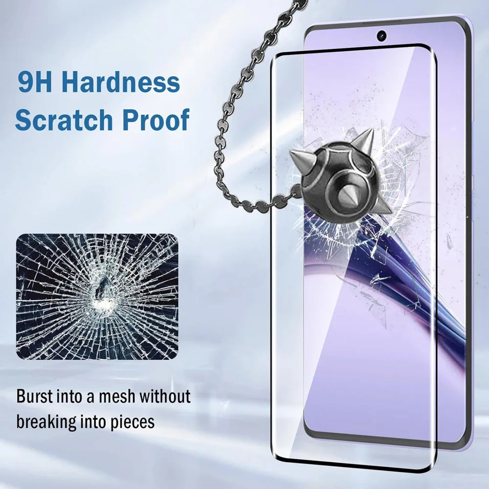 For Realme Neo8 5G HD Full Screen Protector Silk Printing Black Edge High Aluminium-silicon Glass Film - As Shown - 2