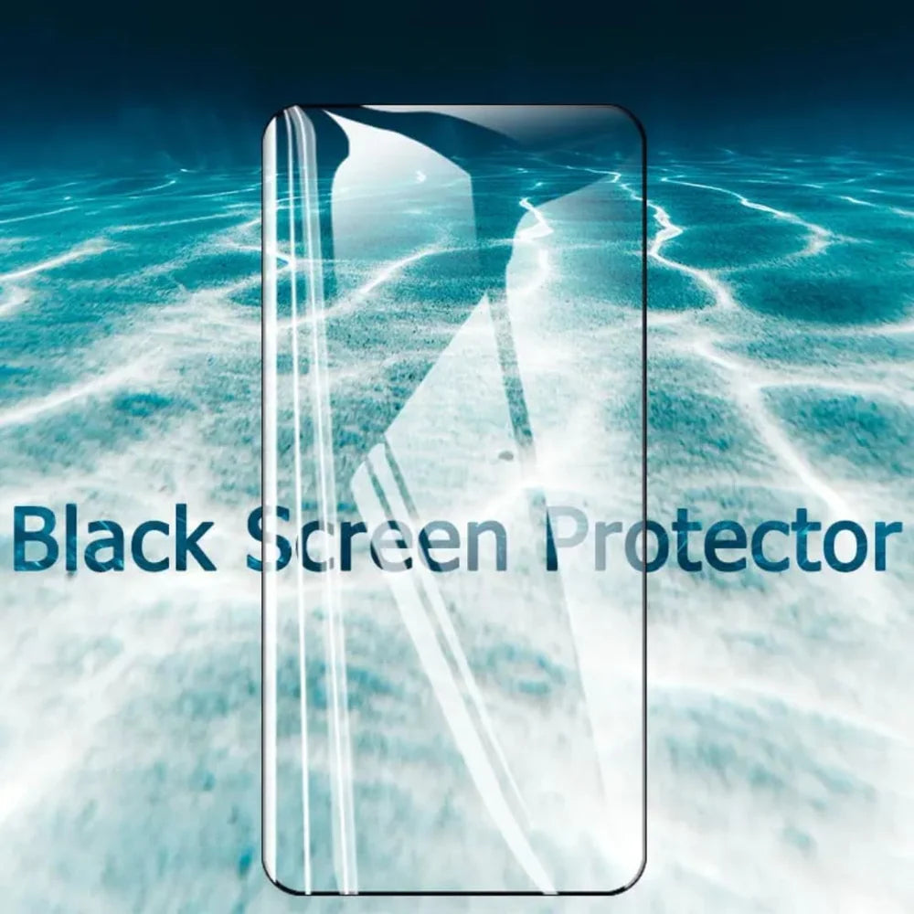 For Oppo Reno15 Pro Max 5G (Global) HD Full Screen Protector Silk Printing Black Edge High Aluminium-silicon Glass Film - As Shown - 3