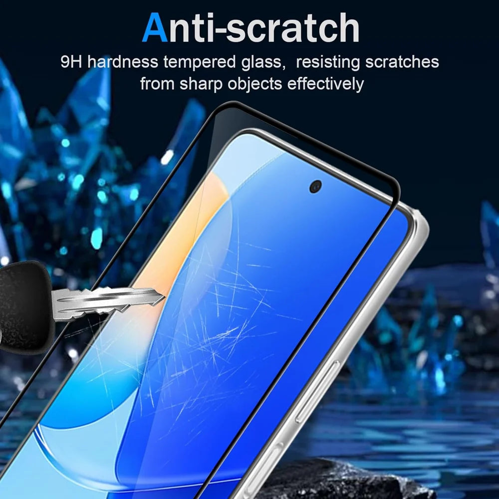 For Huawei nova 15 Ultra 5G / Huawei nova 15 Pro 5G HD Full Screen Protector Silk Printing Black Edge High Aluminium-silicon Glass Film - As Shown - 2