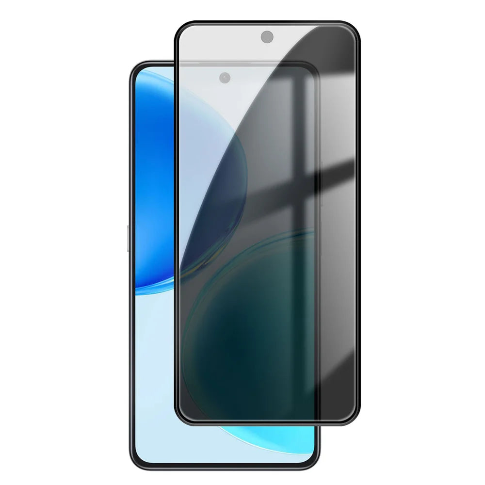 For Honor X8d 4G Anti Spy Privacy Full Screen Protector Black Edge High Aluminium-silicon Glass Film - As Shown - 1