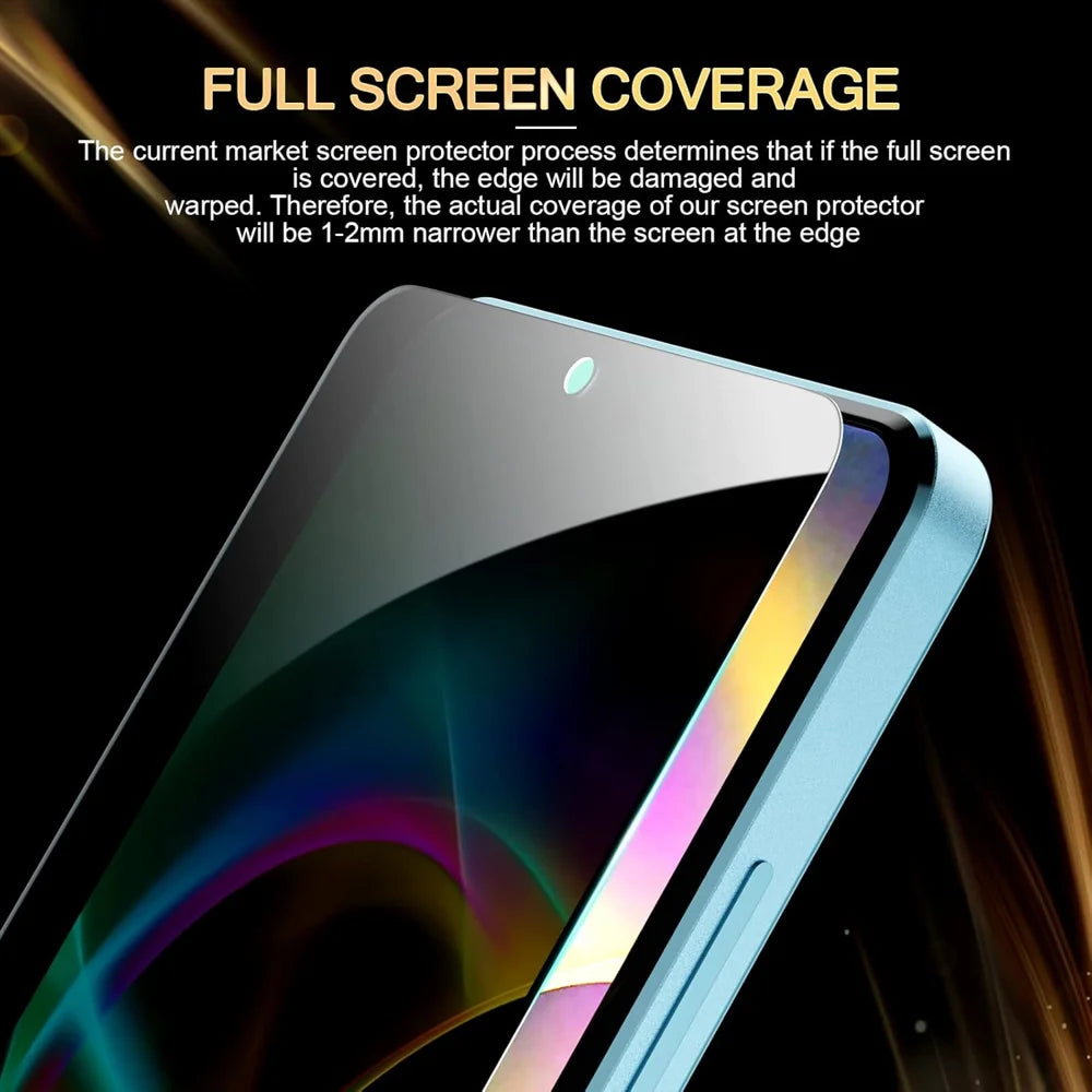 For Oppo Reno15 Pro Max 5G (Global) Anti Spy Privacy Full Screen Protector Black Edge High Aluminium-silicon Glass Film - As Shown - 3