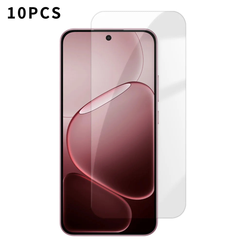 For Oppo A6 Pro 5G 10Pcs HD Screen Protector High Aluminium-silicon Anti-fingerprint Tempered Glass Film (Not Complete Covering) - As Shown - 1