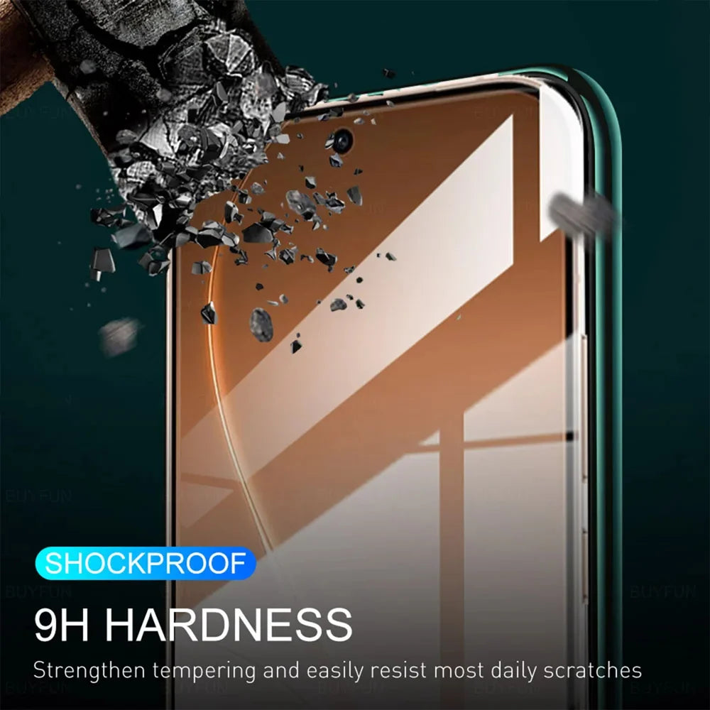 For Oppo A6t Pro 4G 10Pcs HD Screen Protector High Aluminium-silicon Anti-fingerprint Tempered Glass Film (Not Complete Covering) - As Shown - 3