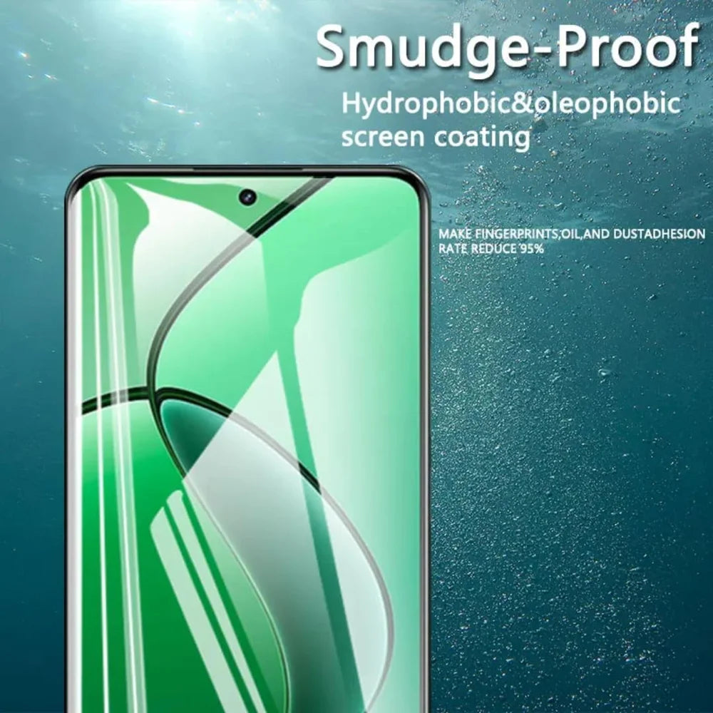 For Realme Neo8 5G 10Pcs HD Screen Protector High Aluminium-silicon Anti-fingerprint Tempered Glass Film (Not Complete Covering) - As Shown - 4