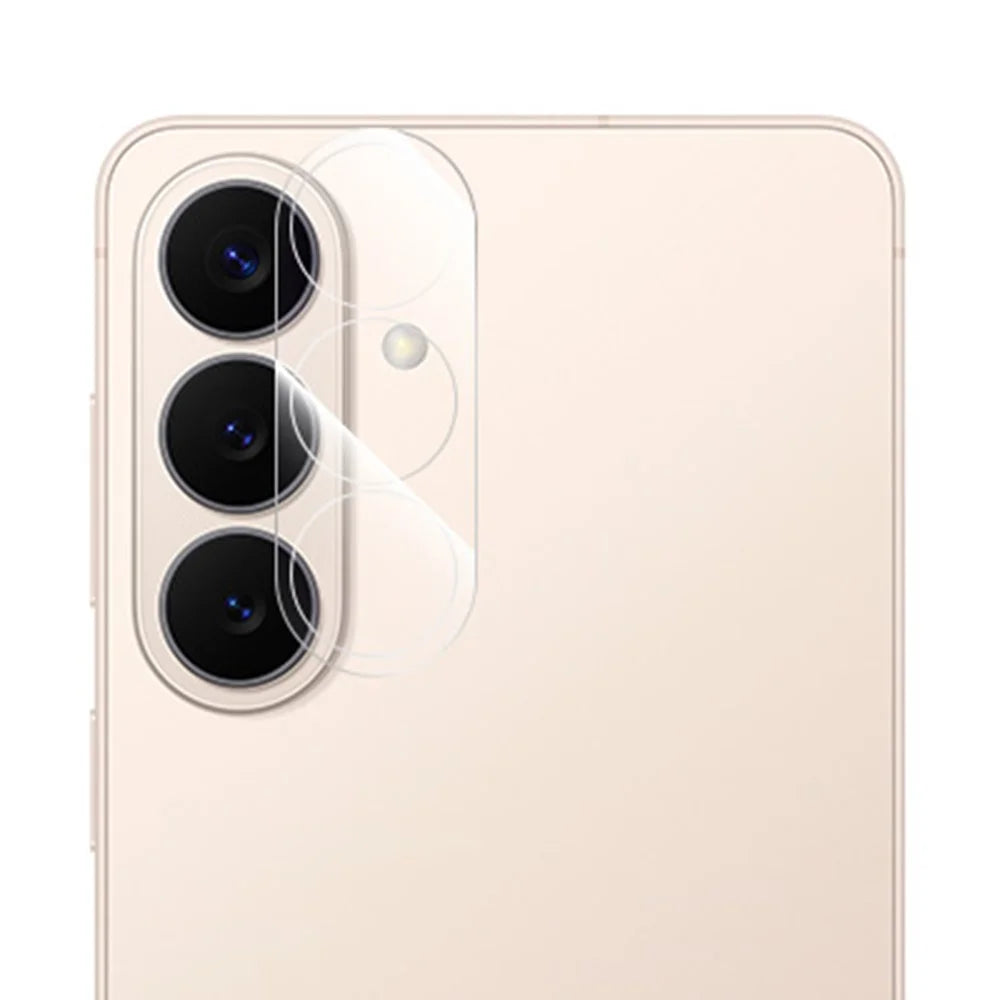 RURIHAI For Samsung Galaxy S26 / S26+ Camera Lens Protector 3D Clear High Aluminum-Silicon Glass Lens Film - 1
