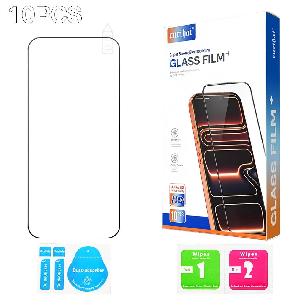 RURIHAI 10Pcs For Nothing Phone (4a) Pro High Aluminium-Silicon Glass Film 0.26mm 2.5D Full Screen Protector - 7