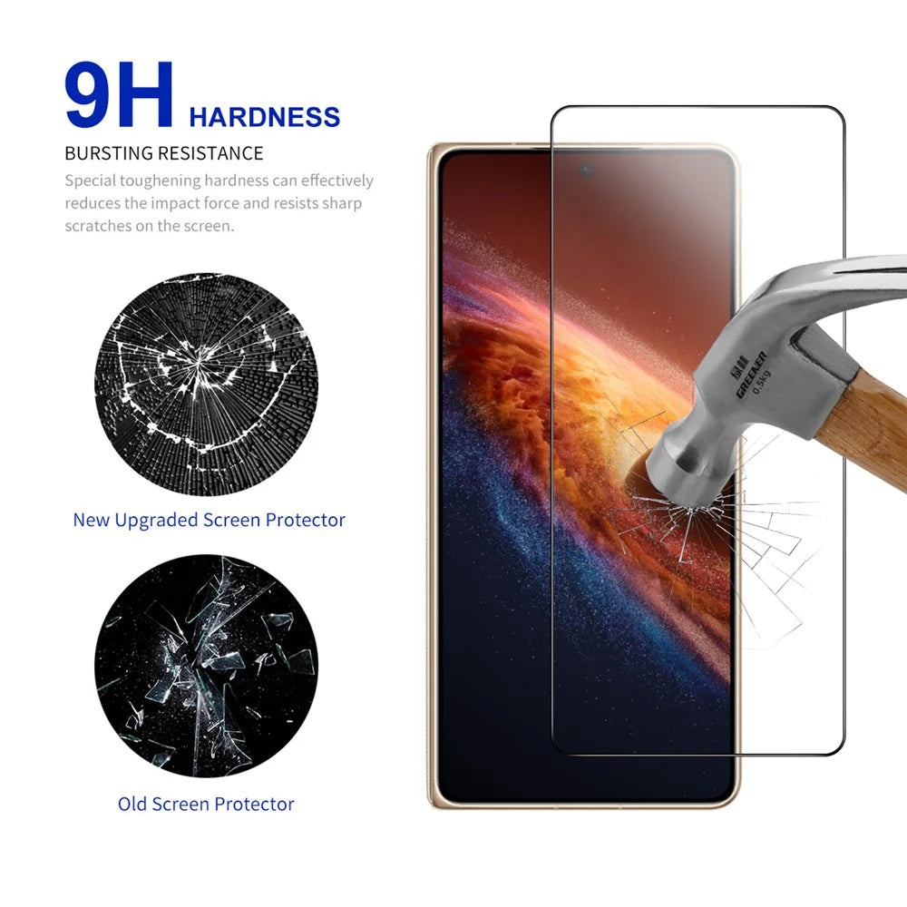 RURIHAI 10Pcs For Honor Magic V6 5G High Aluminium-Silicon Glass Film 0.26mm 2.5D Full Screen Protector - 3