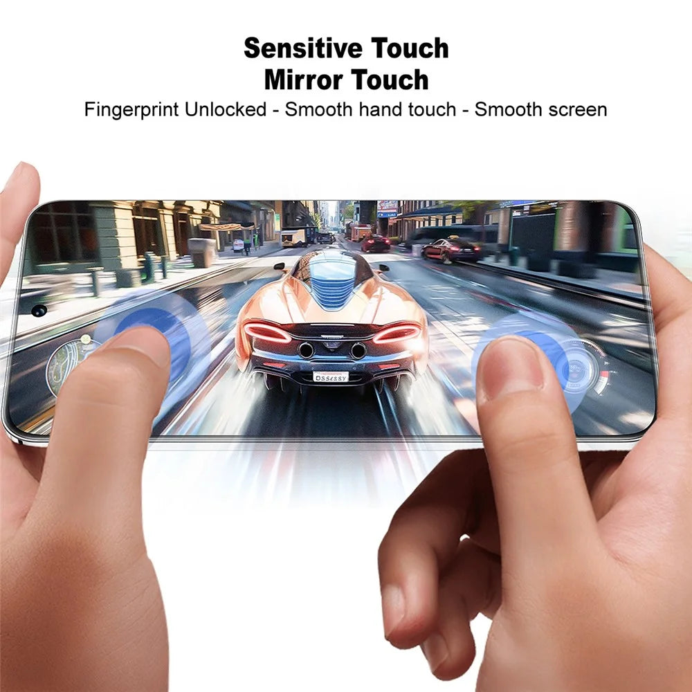 IMAK Pro+ Series For Honor X8d 4G Screen Protector Full Coverage Tempered Glass Film (Fingerprint Unlock) - Transparent - 4