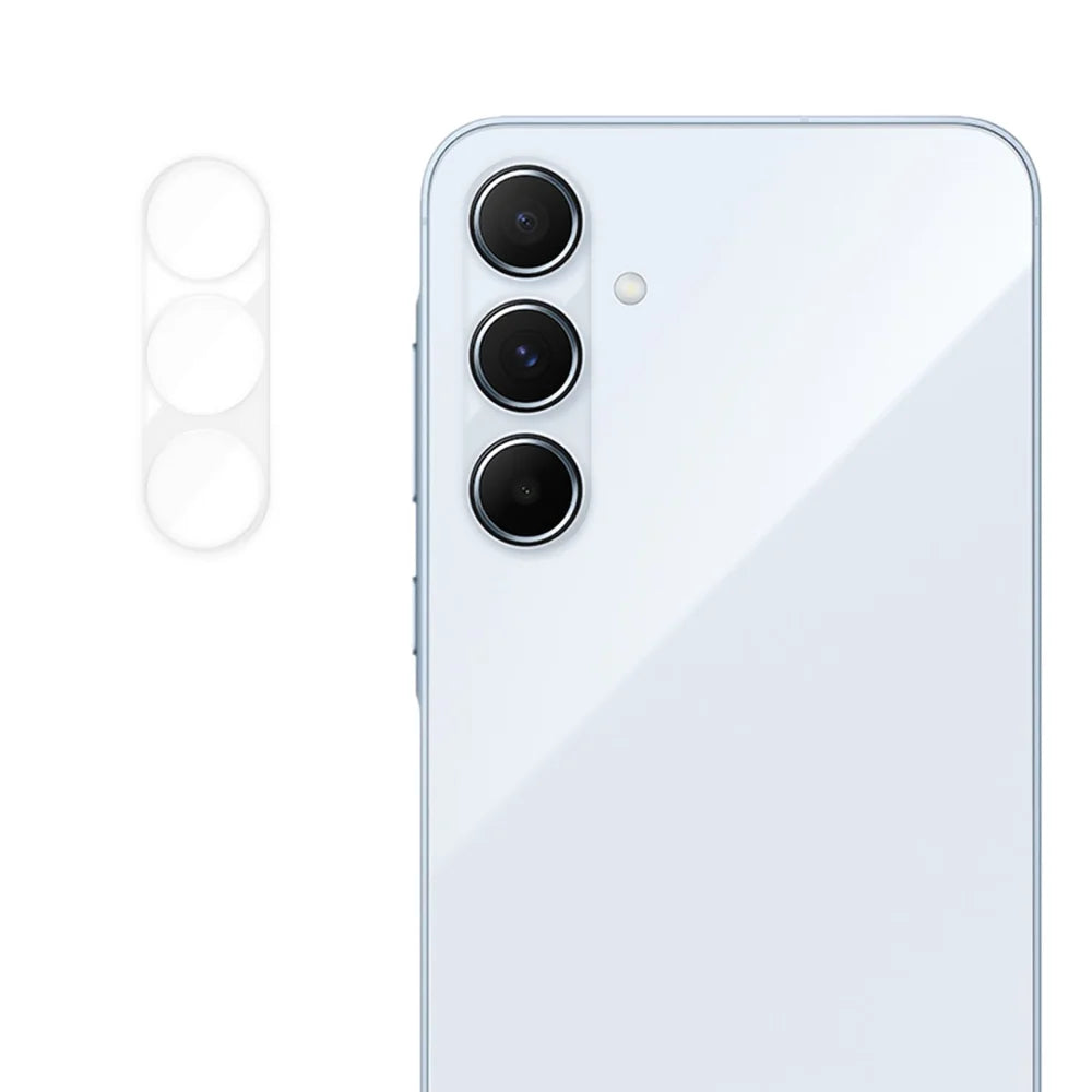 For Samsung Galaxy A35 5G Full Cover Camera Lens Protector High Definition Anti Fingerprint AR Tempered Glass Lens Film - Transparent - 1