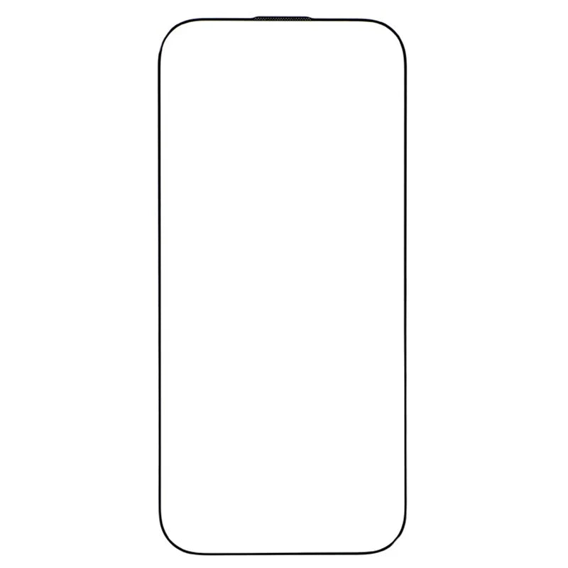 For iPhone Air Full Tempered Glass Electroplated Silk-Print 0.33mm High Aluminium-Silicon Glass Screen Protector - Black - 2