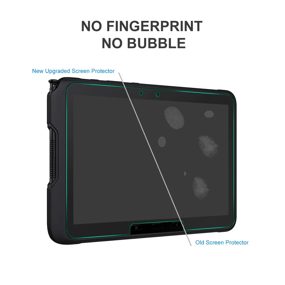 ENKAY HAT PRINCE For Samsung Galaxy Tab Active5 Pro 2Pcs Screen Protector 9H 2.5D 0.33mm High Aluminium-silicon Glass Film - Transparent - 2
