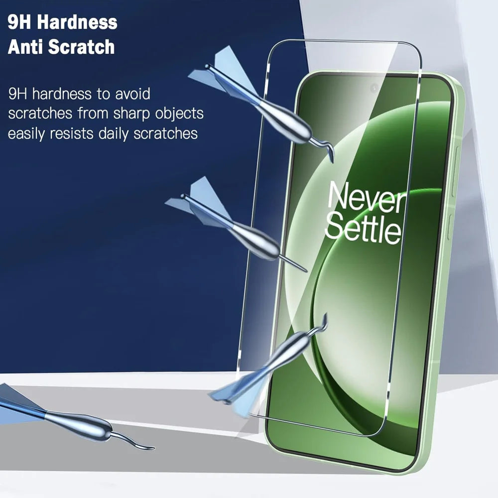 For OnePlus 15T 5G 10Pcs HD Screen Protector High Aluminium-silicon Anti-fingerprint Tempered Glass Film (Not Complete Covering) - As Shown - 4