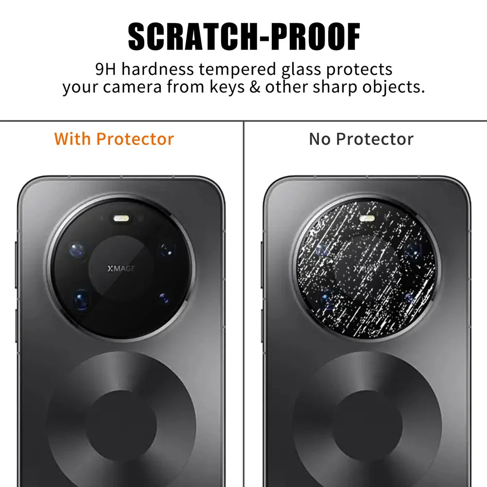 For Huawei Mate 80 Pro Max Full Cover Camera Lens Protector High Definition Anti Fingerprint AR Tempered Glass Lens Film - Transparent - 4