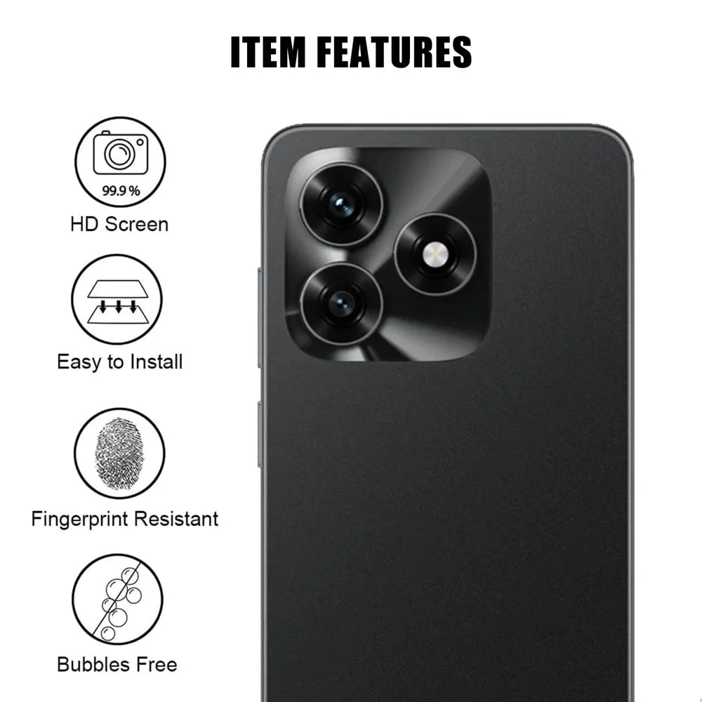 For Honor X5c 4G / Honor X5c Plus 4G Full Cover Camera Lens Protector High Definition Anti Fingerprint AR Tempered Glass Lens Film - Transparent - 2